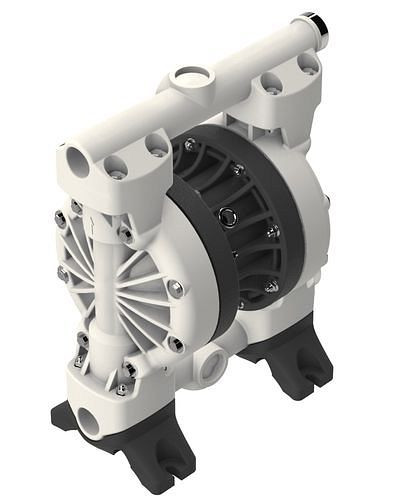 DENIOS perslucht dubbelmembraanpomp, 1 1/2'', gemaakt van PP / PTFE, 287-073