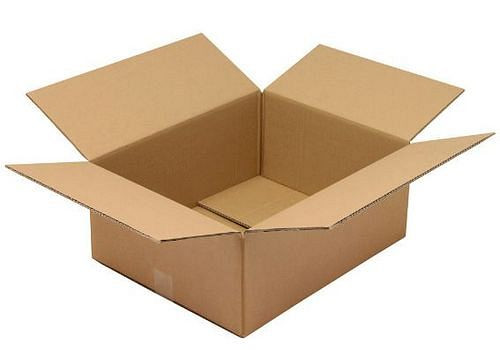 TransPak golfkartonnen vouwdoos 2-wandig, binnenmaat 500 x 400 x 200 mm, kwaliteit 2.30BC, VE 10, 299363