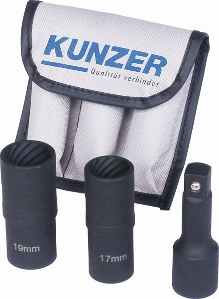 Kunzer schroefuithalerset, 3-delig, 7FSL03