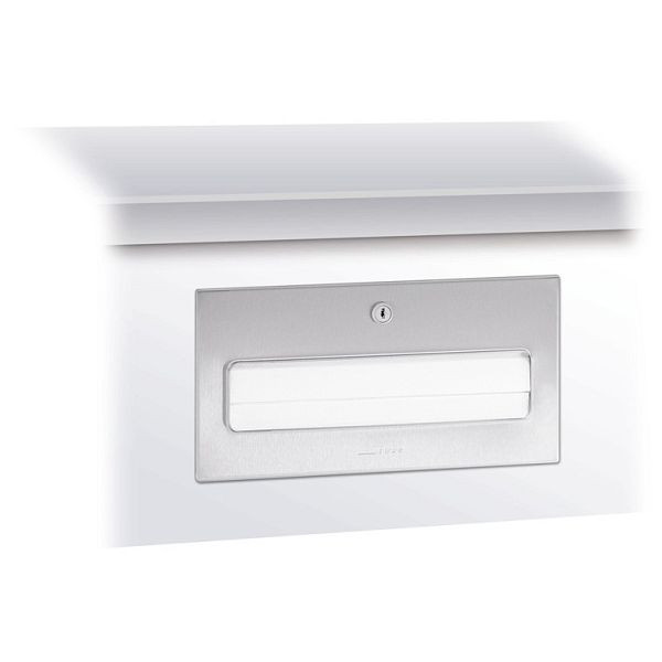 Wagner EWAR handdoekdispenser 250 vel WP166, mat geschuurd, 764200