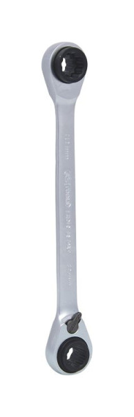 KS Tools 4 in 1 GEARplus® dubbele ringratelsleutel, omschakelbaar, 8x9x10x11mm, 503.4541