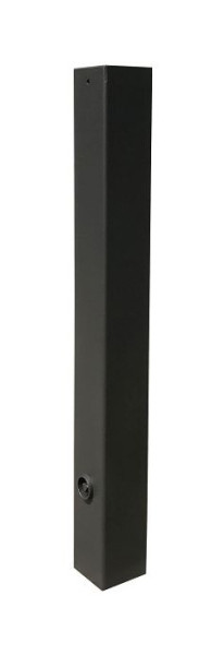 Schake stijlpaal type 4081FB, 80x80mm - afneembaar - met driehoekslot, thermisch verzinkt, DB 703, 4081FB