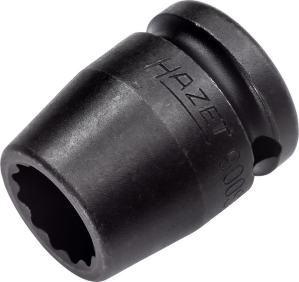 Hazet impact, machine schroevendraaierdop, dubbele zeskant, hol vierkant 12,5 mm, 16 mm, 900SZ-16