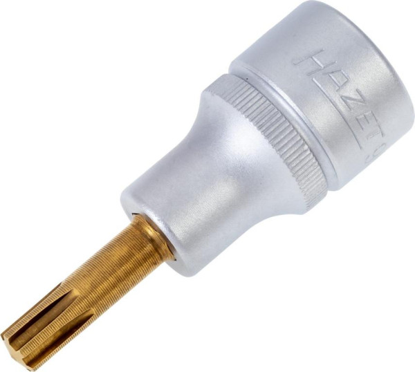 Hazet schroevendraaierdop, hol vierkant 12,5 mm (1/2 inch), interne spline Ribe-CV, M7, 991-7