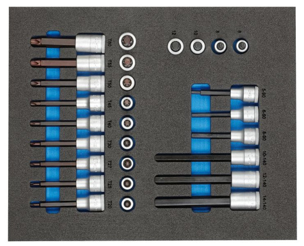 GEDORE set schroevendraaierbits 1/2" in, 2957450