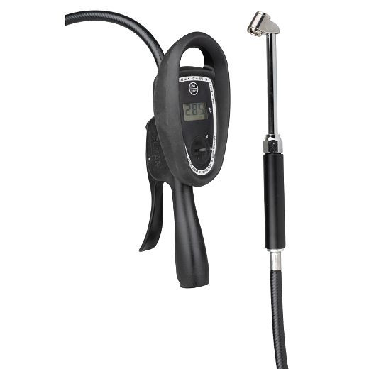 ELMAG bandenpomp JWL DIGITAL 0-10 bar, incl. 1 m slang met dubbele aansluiting, 41501