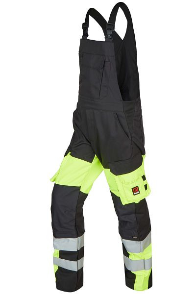 ROFA tuinbroek 2500, maat 26, kleur 487-antraciet-lichtgeel, 5702500-487-26