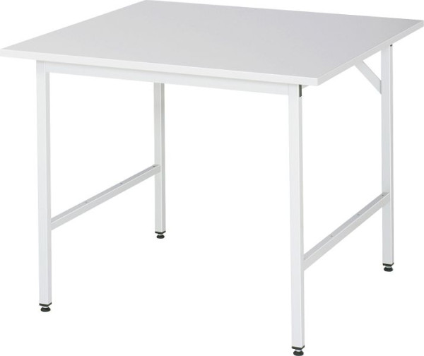 RAU Jerry serie werktafel (3030) - in hoogte verstelbaar, EGB melamine plaat, 1000x800-850x1000 mm, 06-500ME10-10.12