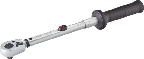 Hazet momentsleutel, Nm min-max: 20 - 120 Nm, tolerantie: 2%, massief vierkant 12,5 mm (1/2 inch), 6121-1CT
