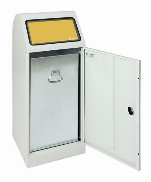 stumpff afvalscheiding Flex-M, RAL 7035/ProPads, gegalvaniseerde binnenbak, 70 liter, 665-075-0-2-735