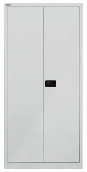 Bisley universele draaideurkast, 4 gegalvaniseerde planken, 5 OH, lichtgrijs, E782A04G645