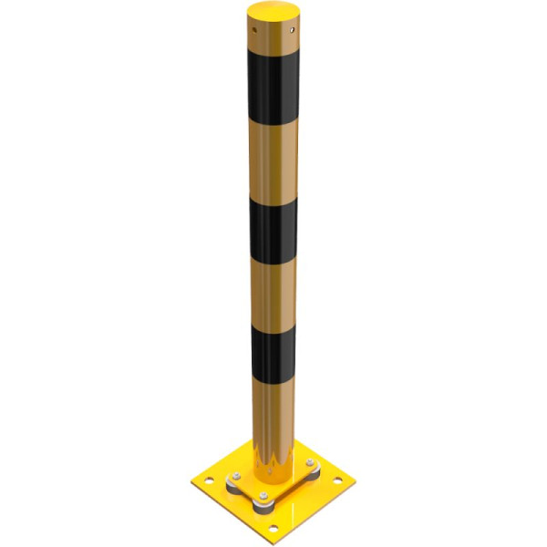 Stone HGS afzetpaal -Bollard- Ø 76 mm rondom kantelbaar, zonder oogjes, 476npbg
