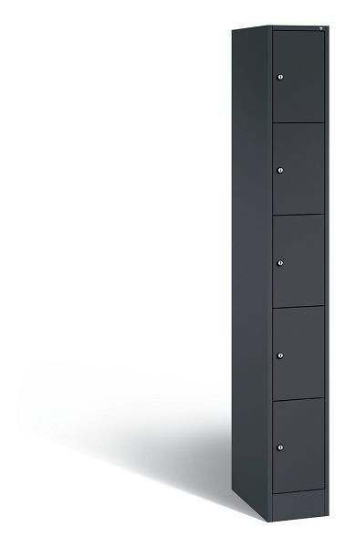 C+P Schließfachschrank Serie 8070, H1950xB240xT480 mm, Anthrazit, 80700-10 S10061
