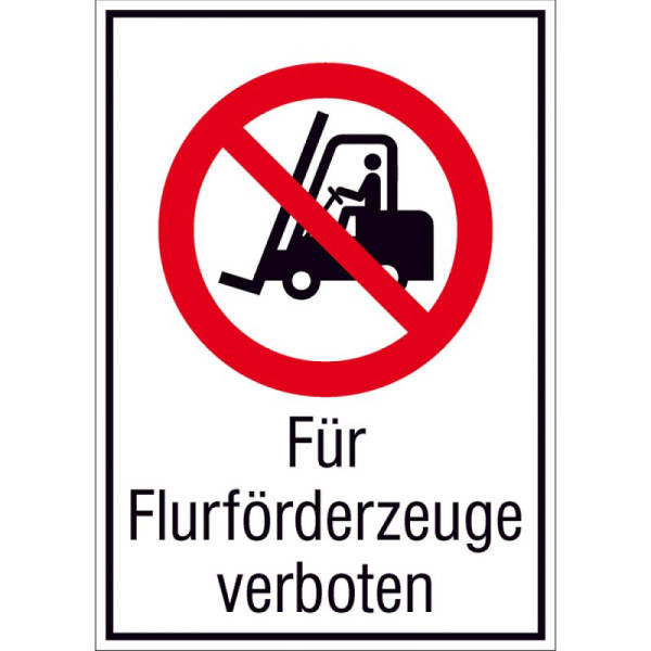 Stein HGS HGS combinatiebord, verboden voor industriële vrachtwagens, 131 x 185 mm / film, zelfklevend, 21.a6120