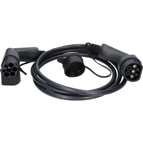 KS Tools laadkabel, recht, type 2/type 2, 7,4 kw, 230 v, 32 a, 3 meter, 117.7145