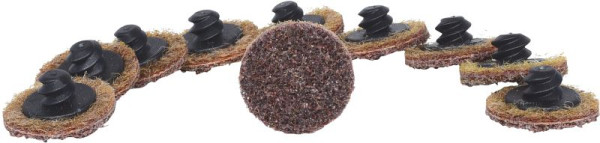KS Tools reserveschuurpads, diameter 26,7 mm, korrel 80, 10 stuks, 515.5072