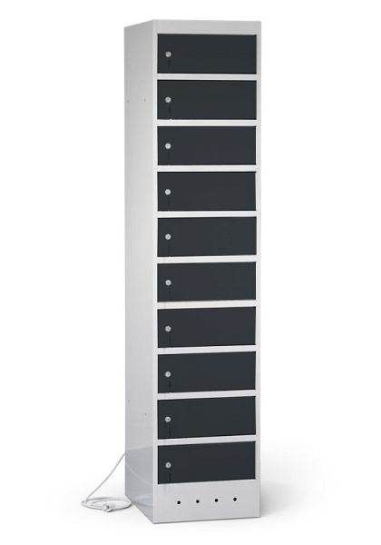 KEMMLIT laptopkast met 10 vakken, antracietgrijs 7016, 100500