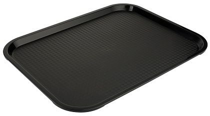 Contacto fastfooddienblad 45 cm zwart polypropyleen 45x35 cm, 5353/006