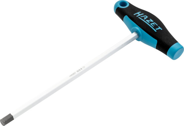 Hazet-schroevendraaier, met T-greep, binnenzeskantprofiel, 8 mm, zeskantkling, ergonomisch HAZET 2-componenten T-greep, 828-8