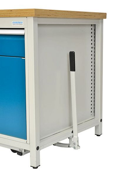 Bedrunka + Hirth hef- en daalchassis, voor bakwerkbank, 1700 x 750 mm, 03.HUB17575A