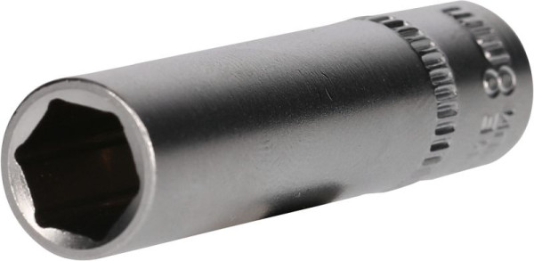 Brilliant Tools 1/4" zeskantdop, lange stijl, 8 mm, BT020954