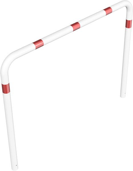 Schakedeflectorbalk Ø 76 x 2,6 mm zonder dwarsbalk voor plaatsing in beton, totale breedte: 2000 mm, totale hoogte: 1000 mm, thermisch verzinkt, 475_20B