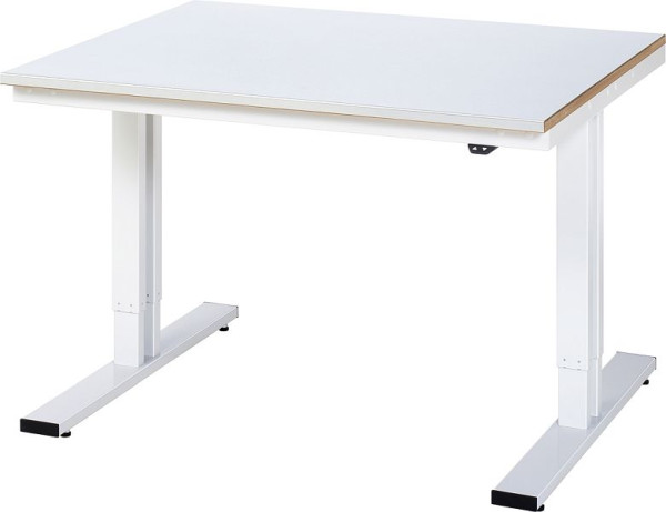 RAU werktafel serie adlatus 300, B1250 x D1000 x H720-1120 mm, 08-WT-125-100-ES