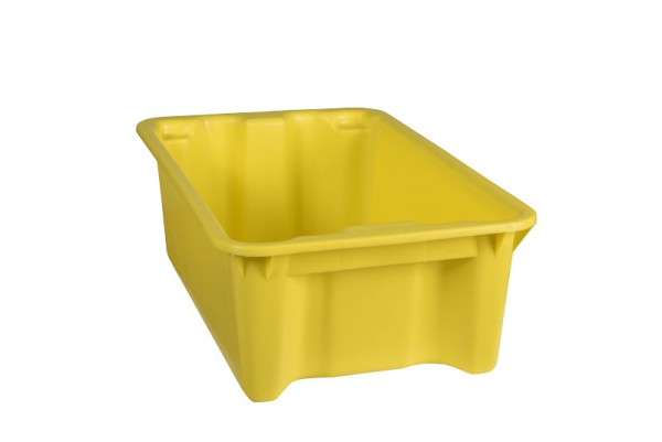 Plastipol-Scheu K 400/0 POLYBOX PP GEEL, 590 mm x 380 mm x 202 mm, 28400014