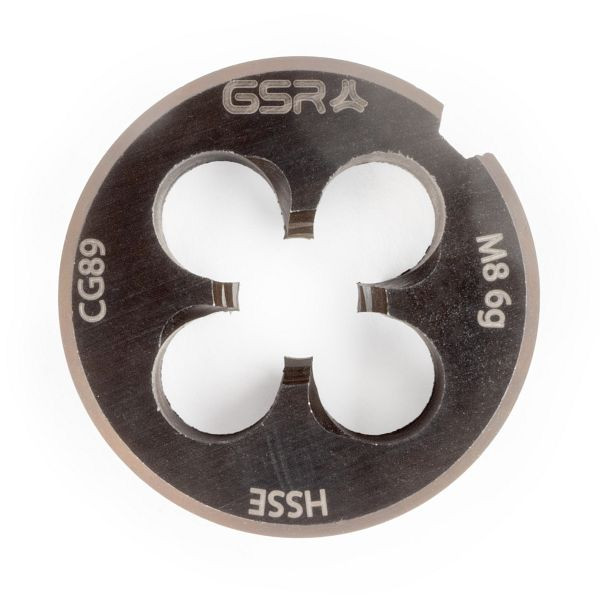 GSR-matrijs DIN EN 22568 (DIN 223) metrische draad rechts HSSE-VAP M 8, 00409210