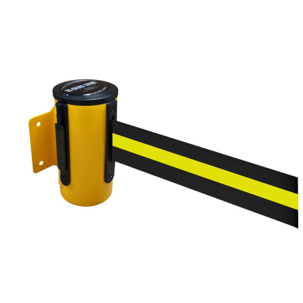 Stein HGS HGS wandriemcassette -P-Line Future-, geel, zwart/geel/zwart horizontaal (gestreept), met magnetisch riemeindstuk, 12850e-0504