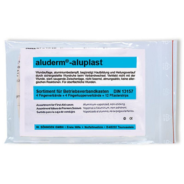 Stein HGS HGS vingerverbanden assortiment -aluderm®-aluplast-, volgens DIN 13169, 29001