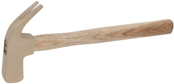 KS Tools BRONZEplus klauwhamer 400 g, met hickorysteel, 963.2151