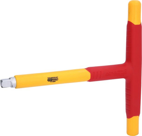 KS Tools 3/8" geïsoleerde dopsleutel met T-greep, 200 mm, 117.5240