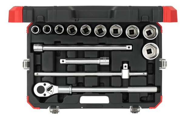 GEDORE dopsleutelset rood 3/4 SW22-50mm 14-delig, 3300011