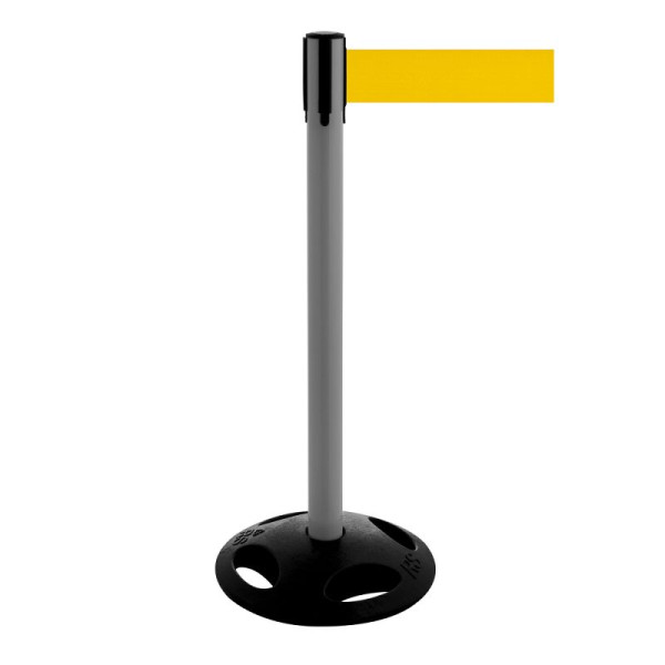Stein HGS HGS personengeleidingssysteem -P-Line Maxi-, antraciet, signaalgeel, met magnetisch riemuiteinde, 34175a-1204