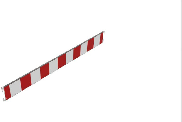 Schakebarrièrebarrière goedgekeurd volgens ZTV-SA testnr. 1611 van plaatstaal, hoogte: 250 mm, 33242