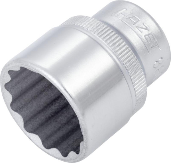 Hazet dop, bi-hex, hol vierkant 10 mm (3/8"), 20 mm, gekarteld, 880Z-20