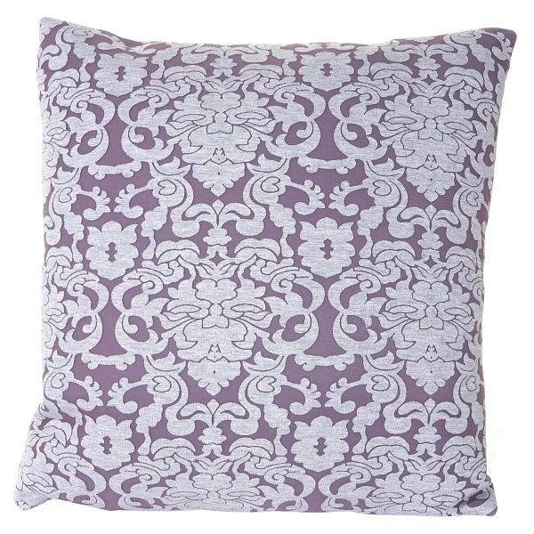 Mendler sierkussen barok, bankkussen sierkussen met vulling, paars 45x45cm, 51874