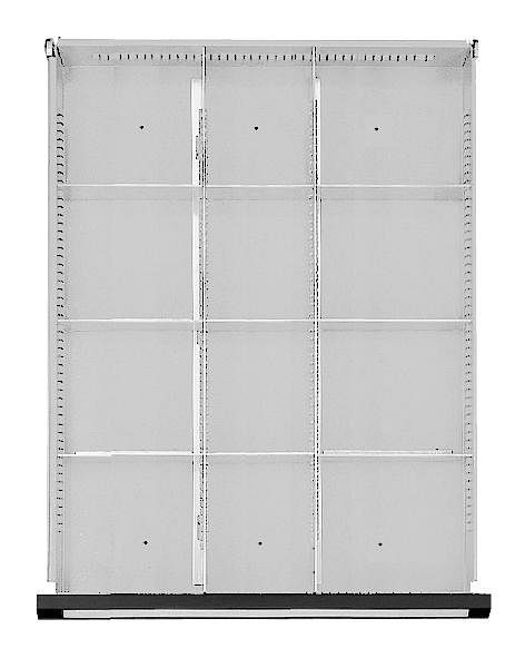 ANKE ladescheidingsset; voor lade 410 x 540 mm (BxD); 1/3 divisie