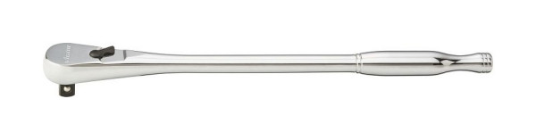 VIGOR omschakelbare ratel met fijne tanden, lange uitvoering, massief vierkant 12,5 mm (1/2 inch), 380 mm, V4946