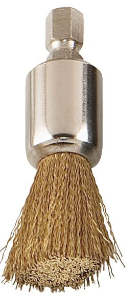 KS Tools borstelborstel met gegolfd messingdraad, 152.1384