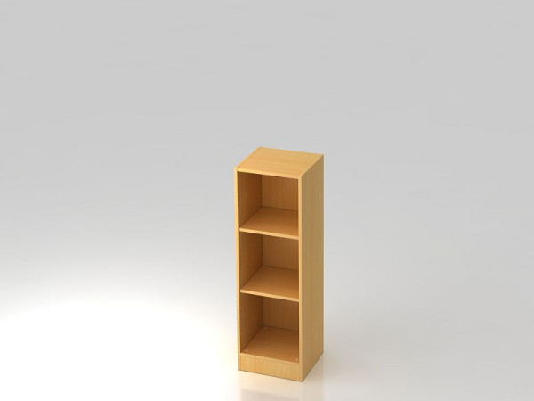 Hammerbacher smalle plank 3OH met beukenhouten bodempaneel, 40,6x40x127 cm (BxDxH), V6050/6