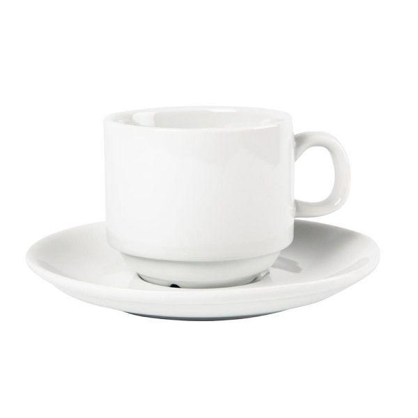 Olympia whiteware theekopjes 20cl, pak van 12, CB467