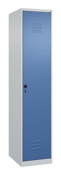 C+P luierkluis Classic PLUS, 1850x400x500mm, 7035/5023, veiligheidsdraaigrendel, 080000-12 S10005