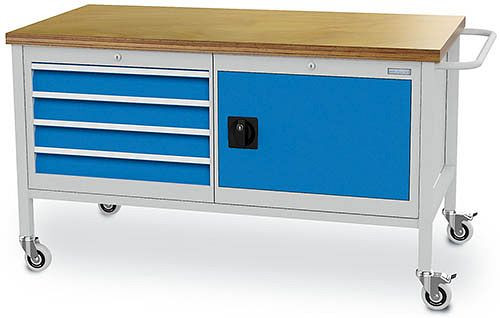 Bedrunka + Hirth lade-inzet T736 R 24-24, 4x100 mm, lade volledig uittrekbaar 100%, 1500 x 750 x 860 mm, 04.15.41V