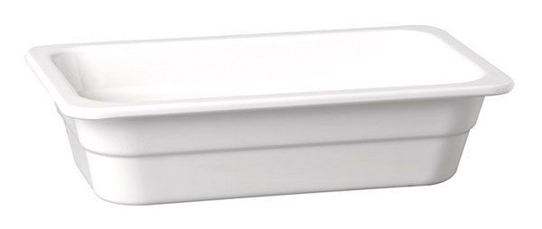 APS GN 1/4 bak -HIGH LINE-, 26,5 x 16,2 cm, diepte: 65 mm, melamine, wit, 1,35 liter, 83762