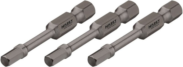 Hazet impact, machineschroevendraaier torsiebits, zeskant zeskant 6,3 (1/4 inch), binnenzeskantprofiel, 8 mm, aantal gereedschappen: 3, 2204SLG-8/3