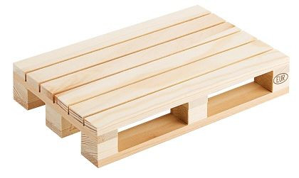 Contacto houten pallet 20 x 13 cm, naturel, 3898/200