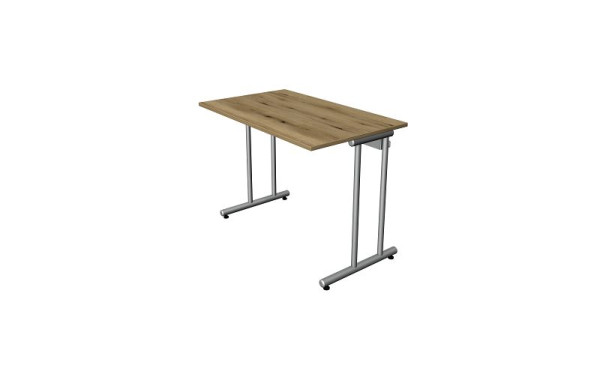 Kerkmann bureau thuiskantoor B 1000 x D 600 met C-voetframe, eiken, 11187655
