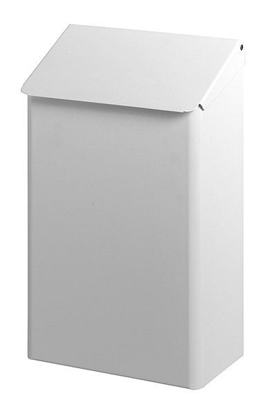 All Care Dutch Bins afvalbak 7 liter RVS wit, 13053